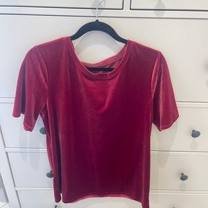 LOFT velour top
